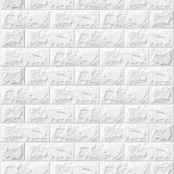 Painel 3d Tijolo Adesivo 70x77x0,5 Cm (branco)
