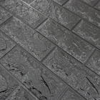 Painel 3d Tijolo Adesivo 70x77x0,5 Cm (prateado)