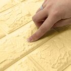 Painel 3d Tijolo Adesivo 70x77x0,6 Cm (amarelo)