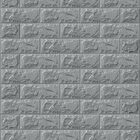 Painel 3d Tijolo Adesivo 70x77x0,8 Cm (prateado)