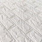 Painel 3d Tijolo Branco Auto Adesivo 70 X 77 Cm