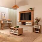 Painel 72 Pol Aparador 2 Mesas Tr4 Arly