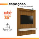 Painel  Para Tv Até 75 Polegadas Ripado Impressão 3d Egeo Com