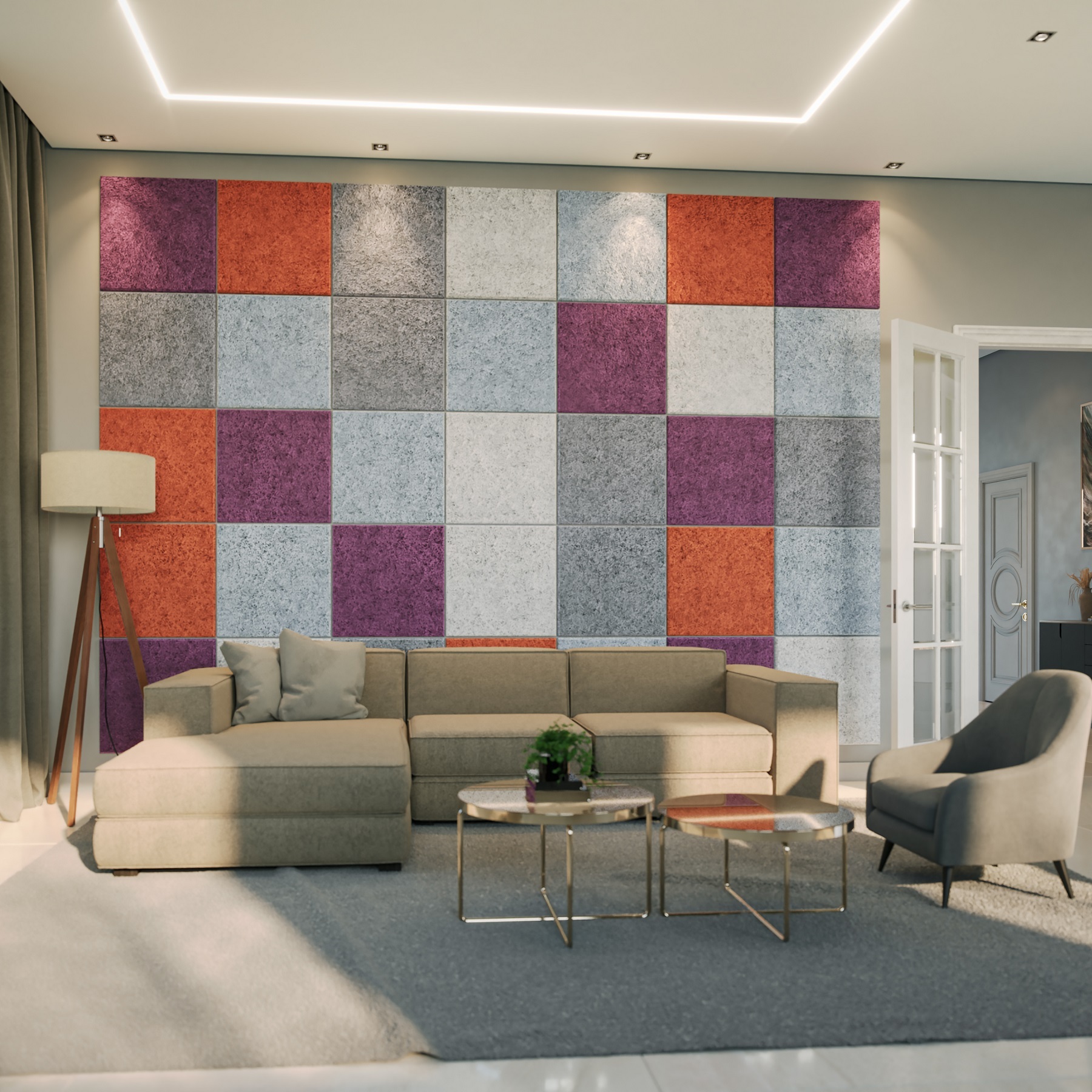 Painel Isolante Acústico Fiberwood Prime Ecophon