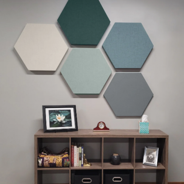 Painel Acústico Hexagonal Bl Acoustic 1102 - Rosa Bb