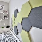Painel Acústico Hexagonal Bl Acoustic 2102 - 650 Azul Marinho
