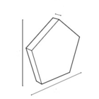 Painel Acústico Hexagonal Bl Acoustic 2102 - Azul Turquesa