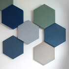Painel Acústico Hexagonal Bl Acoustic 2102 - Creme