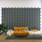 Painel Acústico Scure 1 m² Cinza Dbcover