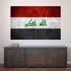 Painel Adesivo De Parede - Bandeira Iraque - 1025pnm