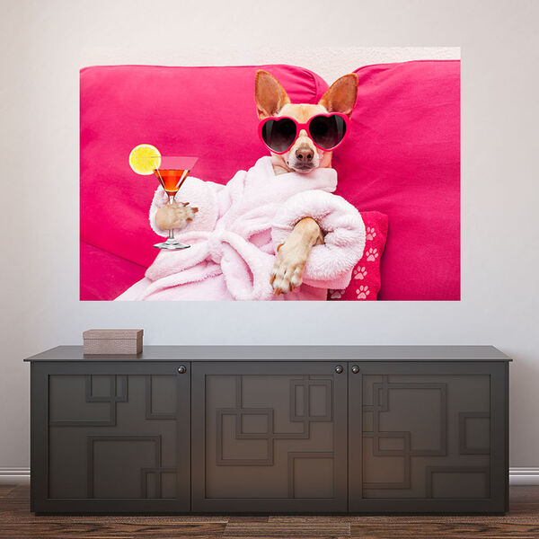 Painel Adesivo De Parede - Cachorro - Pet Shop - 775pnp