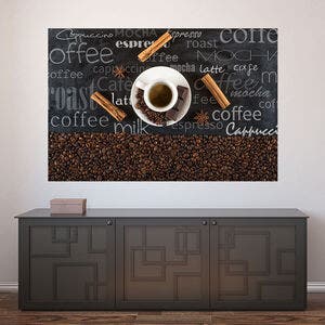 Painel Adesivo De Parede - Café - Cafeteria - 958png | Leroy Merlin