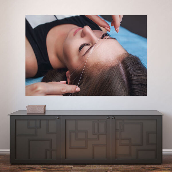 Painel Adesivo De Parede - Design De Sobrancelhas - 985png