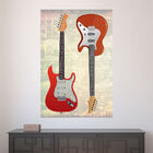Painel Adesivo De Parede - Guitarra - Música - 1642png