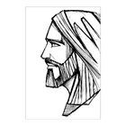 Painel Adesivo De Parede - Jesus Cristo - 1864pnp