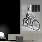 Painel Adesivo De Parede - Mulher Ciclista - 043pnm
