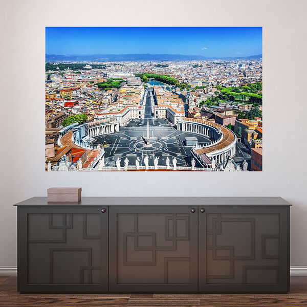 Painel Adesivo De Parede - Praça De São Pedro - Vaticano - 67