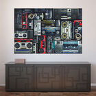 Painel Adesivo De Parede - Rádios - Música - 1177pnp