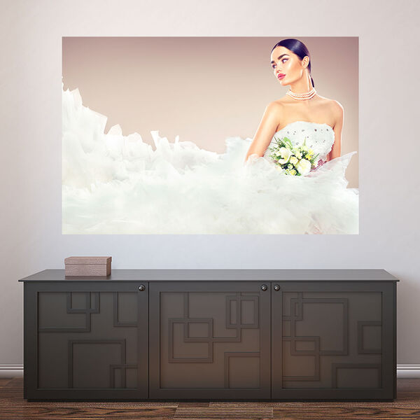Painel Adesivo De Parede - Salão De Beleza - Noiva - 995pnm