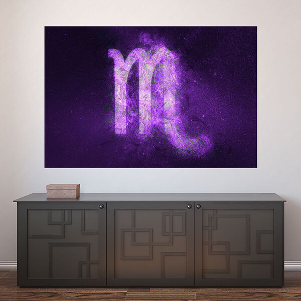 Painel Adesivo De Parede - Signos - Escorpião - 1776pnp