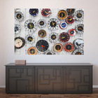 Painel Adesivo De Parede - Tempo - 309pnp