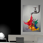 Painel Adesivo De Parede - Tinta - 204pnp