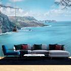 Painel Adesivo Papel De Parede Mirante Golfinhos N012183