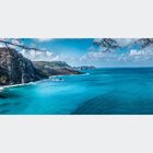 Painel Adesivo Papel De Parede Mirante Golfinhos N012183