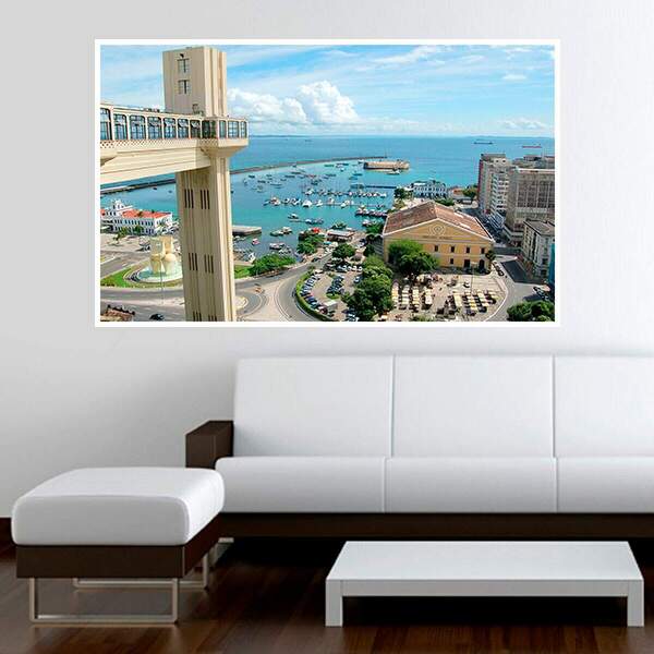 Painel Adesivo Para Parede Cidade 10-m 66x90cm