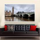 Painel Adesivo Para Parede Cidade 14-p 56x67cm