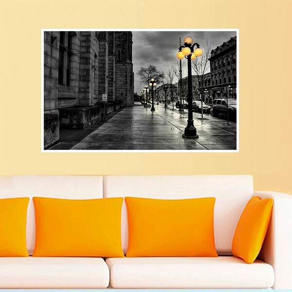 Painel Adesivo Para Parede Cidade 3-m 66x90cm