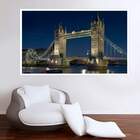 Painel Adesivo Para Parede Cidade Ponte-m 66x90cm