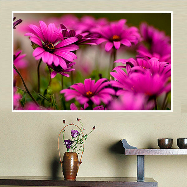 Painel Adesivo Para Parede Floral Modelo 18-g 90x135cm