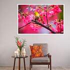 Painel Adesivo Para Parede Floral Modelo 1-m 66x90cm