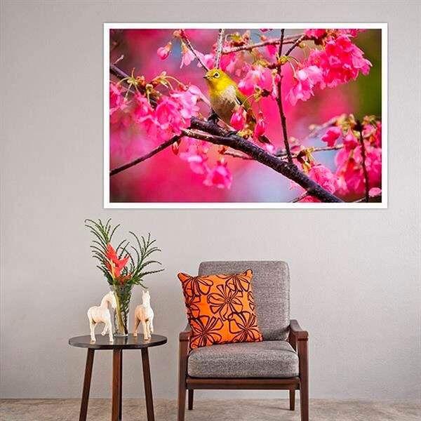 Painel Adesivo Para Parede Floral Modelo 1-m 66x90cm