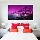 Painel Adesivo Para Parede Ponte E Praia-m 66x90cm