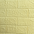 Painel Adesivo Tijolinho Areia 3d (70x77cm)