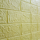 Painel Adesivo Tijolinho Areia 3d (70x77cm)