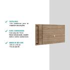 Painel Amazonas Tv Até 50 Polegadas C/prateleiras Madeirado