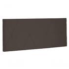 Painel Aqquila Suede Café Solteiro 0,90cm - Spezzia