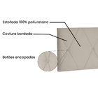 Painel Aquilla Cama Box Solteiro 90cm Suede - Ssx Multicoisas