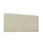 Painel Aquilla Para Cama Box Casal 140 Cm Corino S04 - D'ross