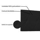 Painel Aquilla Para Cama Box Casal 140 Cm Corino S04 - D'ross