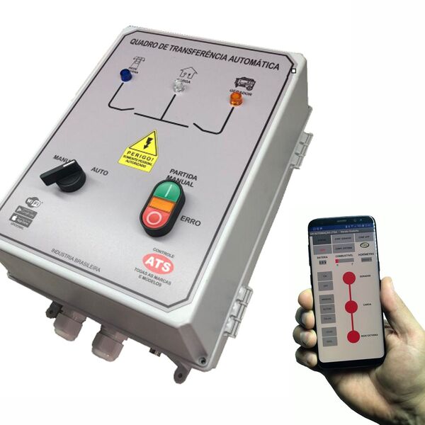 Painel Ats / Qta 32a Monofásico Wifi - 110v