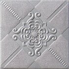 Painel Auto Adesivo Placa 3d Ladrilhos Prateados 70x70cm