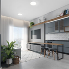 Painel Avant Neo Redondo Embutir 24w Br6500k Am2700k