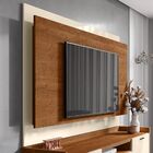 Painel Bancada 1.8 Cristaleira Balcão Dubai Nature Off White