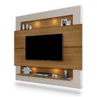 Painel Bancada De Tv 2,17 De Até 75" Com Iluminação E Pratele