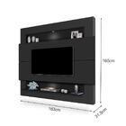 Painel Bancada De Tv Riviera 1,63 De Até 60" Com Iluminação E