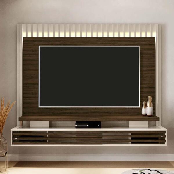 Painel Bancada Frizz Presence 1.6 Para Tv De 55 Pol Off White